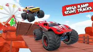 Mountain Climb Stunt : Mega Ramp Car Racing Games Screenshot 1