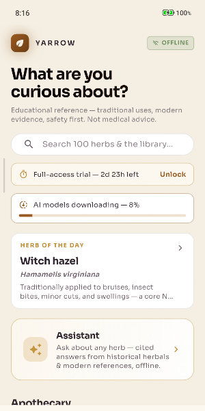 Yarrow: Offline Herbal Guide Screenshot 3