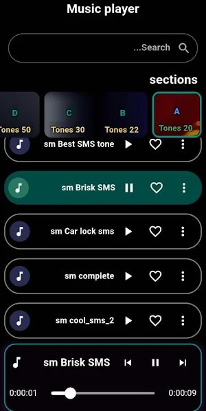 Phone notification tones Screenshot 2