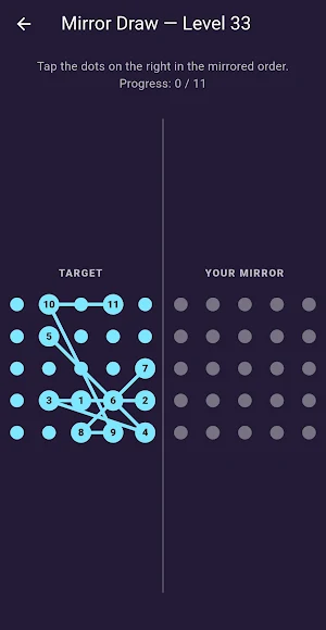 Mirror Draw - Brain Puzzle Screenshot 2