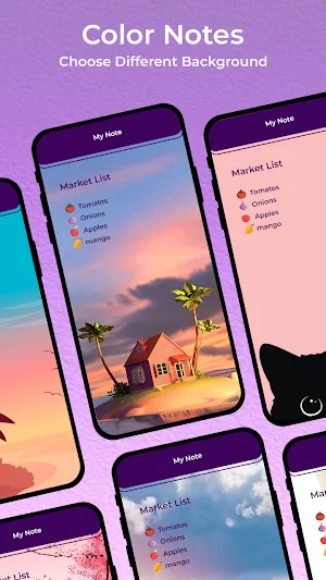 Color Notepad - Notes & Lists Screenshot 2