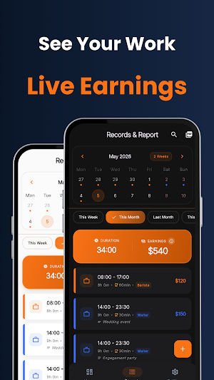 Shift Wallet: Work Tracker Screenshot 1