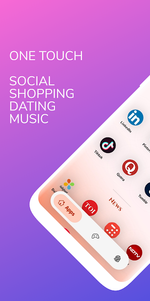 All apps, All in one Social me Screenshot 0