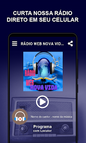 RÁDIO WEB NOVA VIDA Screenshot 1