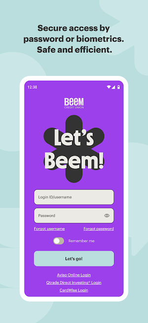Beem Mobile Banking Screenshot 1