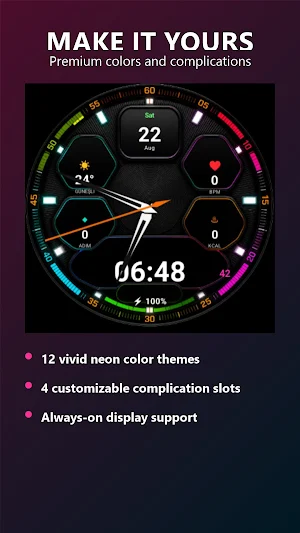 Ultra Hybrid Pro Watch Face Screenshot 1