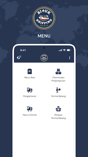 Biduk Shipping World - Kurir Screenshot 1
