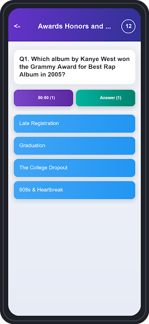 Kanye West Trivia Quiz Screenshot 3