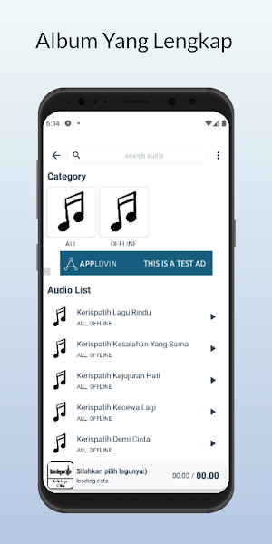 Lirik Lagu Kerispatih Offline Screenshot 1