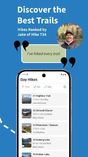 Hike 734: Glacier Hikes Screenshot 2