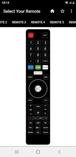 Cobia TV Remote Screenshot 2