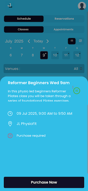JL PhysioFit Pilates Screenshot 0