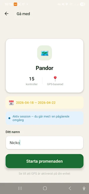 Tipspromenaden Screenshot 1