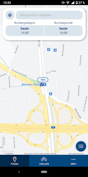 umsteigen:aufsteigen. Screenshot 0