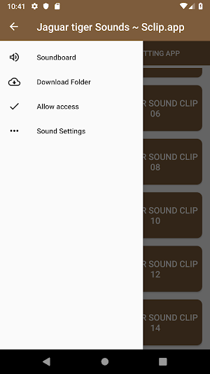 Jaguar tiger Sound Collections ~ Sclip.app screenshot 4