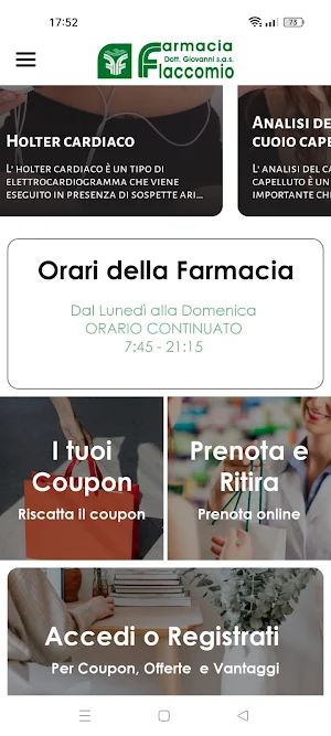 Farmacia Flaccomio Screenshot 2