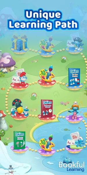 Bookful Learning: Smurfs Time Screenshot 1