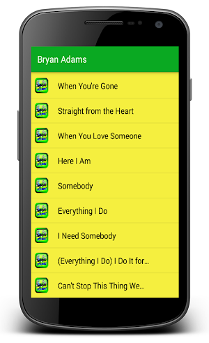 Bryan Adams Songs Screenshot 1