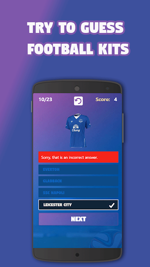 Football Kits Quiz Screenshot 2