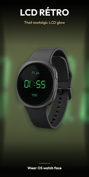Retro LCD – Digital Watch Face Screenshot 0