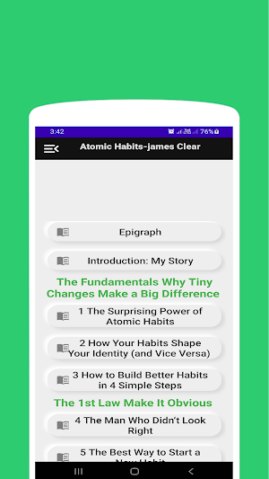 Atomic Habits Offline ebook Screenshot 1