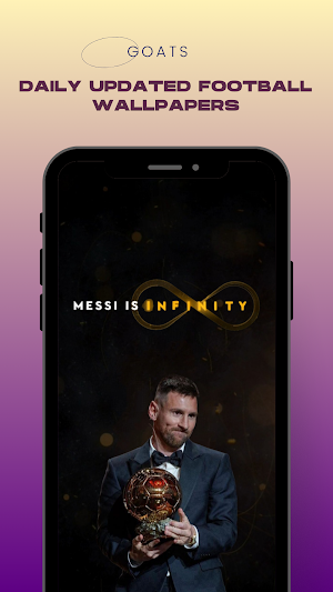 Football Wallpaper 4k: GOATs Screenshot 1