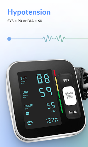 Blood Pressure Monitor Screenshot 0