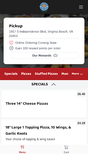 Sals Pizzeria Green Run Screenshot 1
