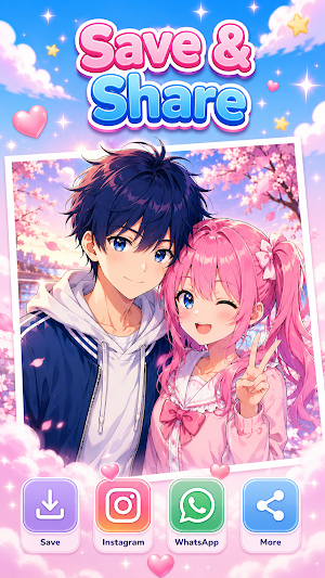 Anime Avatar & Couple Maker Screenshot 3