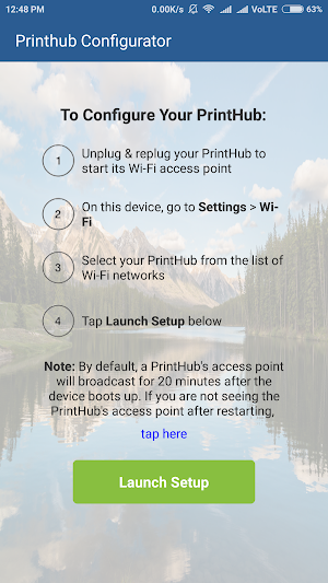 KidCheck PrintHub Setup Screenshot 0