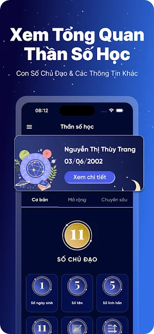 Thần số học - Bản đồ số mệnh Screenshot 1