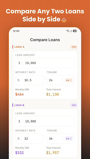 LoanIQ: EMI & Loan Calculator Screenshot 3