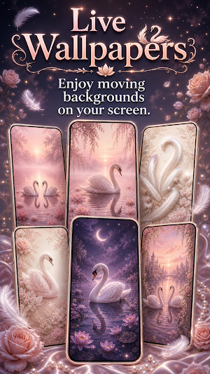 Swan Wallpapers Live & 4K Screenshot 2