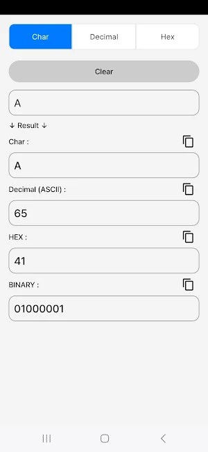CodeScope - ASCII 문자코드 변환기 Screenshot 3