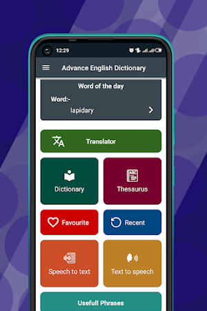 Advanced English Dictionary : Meanings & Thesaurus Screenshot 0