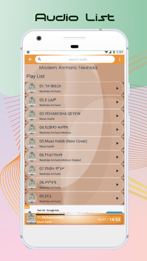 Neshida Amharic mp3 Screenshot 2