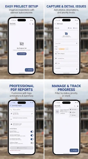Site Audit & Snagging Report Screenshot 0