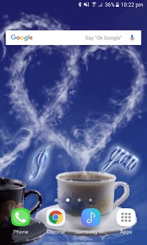 Steamy Hearts Live Wallpaper Screenshot 2