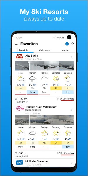bergfex/Ski - Skiresort Skiing Weather Snow Powder Screenshot 1