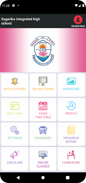 Sagarika Integrated HighSchool Screenshot 1