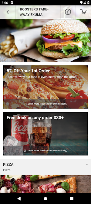 Roosters Take-Away Exuma Screenshot 2