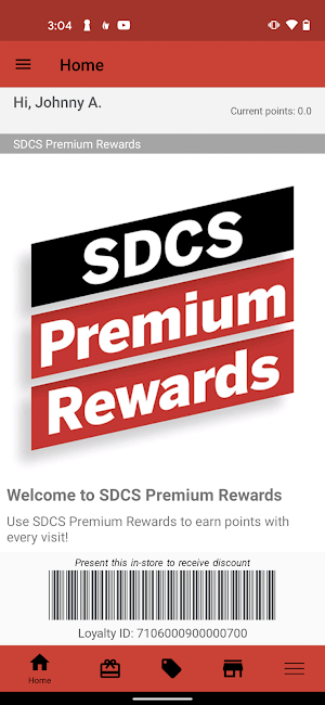 SDCS Premium Rewards Screenshot 0