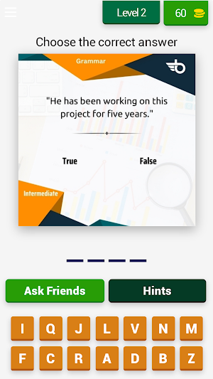 Better English: Language Quiz Screenshot 2