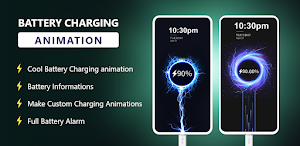 Battery Charging Animation 4D Screenshot 0