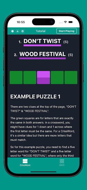 CrissWord Games Screenshot 2