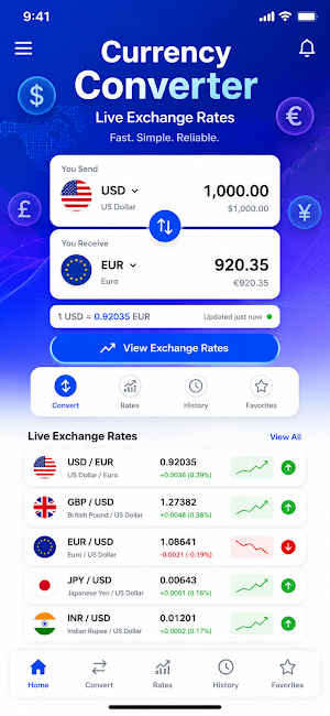 Currency Converter Calculator Screenshot 0