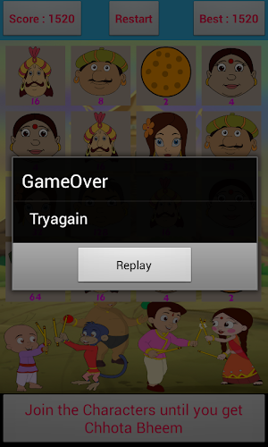 Chhota Bheem 2048 Game Screenshot 1