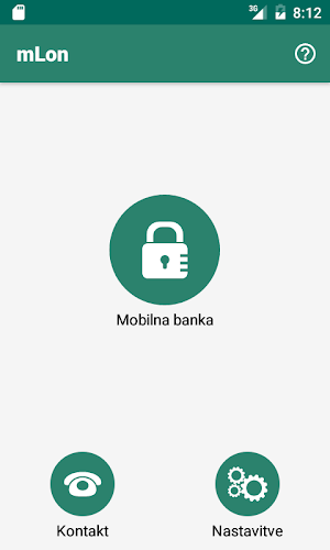Mobilna banka mLON Screenshot 0