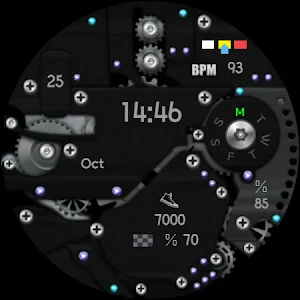 W-Design WOS034 Watch Face Screenshot 2