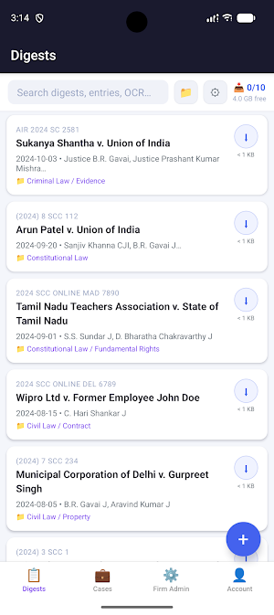 CaseDigest - Case Digest App Screenshot 0